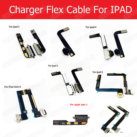 Port de charge câbles flexibles pour iPad 2 3 4 5 6 Air Air 2,iPad 9.7 2017 2022 USB chargeur connecteur prise Dock charge Flex ► Photo 1/6