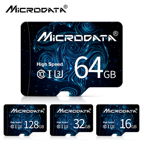 Carte mémoire flash Micro sd et adaptateur SD, classe 10 U1, 128 go 64 go 32 go 16 go, vente en gros ► Photo 1/6