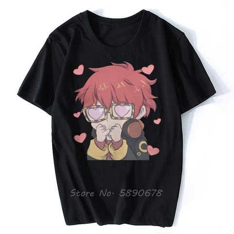 Meow – t-shirt manches courtes pour homme, en coton, mode mystique Messenger MM BG Otome, vêtement de jeu, 707, grande taille ► Photo 1/3