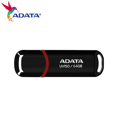 D'origine ADATA USB 3.2 Lecteur Flash UV150 16GB 32GB 64GB 128GB Haute Vitesse Mini Portable Clé Clé USB Avec Lanière Disque USB Pour PC ► Photo 1/6