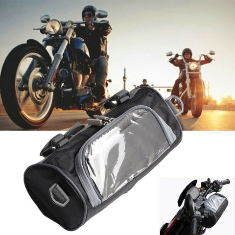 Sacs de rangement d'eau pour moto, sacoche avant universelle pour vélo électrique, guidon, fourche, conteneur de Camping, moteur en plein air, sac de réservoir ► Photo 1/6