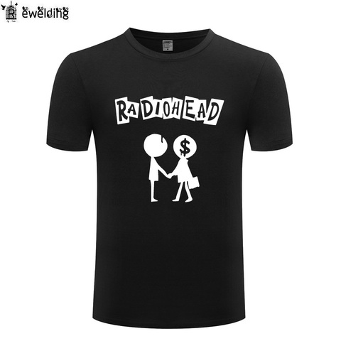 Musique Rock Radiohead imprimé hommes t-shirt Hip Hop t-shirts hommes coton à manches courtes t-shirt Streetwear t-shirt Homme hauts t-shirts ► Photo 1/6