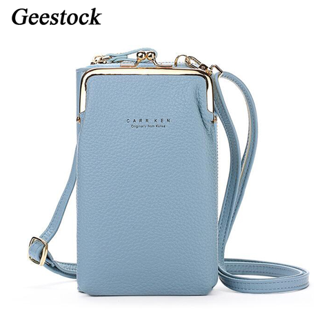 Lien VIP pour Geestock femmes téléphone sac à bandoulière en cuir PU MINI épaule sac de messager voyage Portable porte-monnaie carte pochette ► Photo 1/1