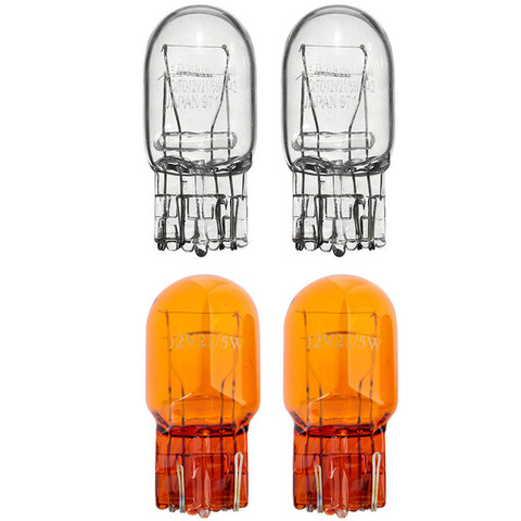 Lampe de jour halogène T20, 2 pièces, tout nouveau produit en verre de haute qualité, clignotant, feu de freinage, ampoule de jour, 7443 W21/5W ► Photo 1/6