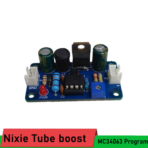 Module d'alimentation haute tension DC 9V-12V à 80-380V 160V 170V DC, pour niveau Nixie 6E2, 6E1, 6E5, Tube lumineux, horloge, oeil magique ► Photo 1/3