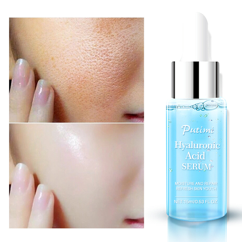 PUTIMI acide hyaluronique visage sérum hydratant Anti-rides Anti-âge collagène rétrécissement Pores visage Essence blanchissant crème pour le visage ► Photo 1/6