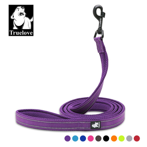 Truelove-laisse pour chien en Nylon 200Cm | Laisse pour chien course, laisse d'entraînement pour chien réfléchissante, laisse pour animal de compagnie violet pour petits chiens grands ► Photo 1/6