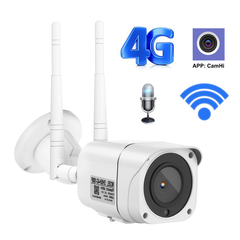 3G 4G WIFI caméra 1080P sans fil sécurité extérieure balle IP caméra GSM P2P H.264 Onvif APP CamHi ► Photo 1/6