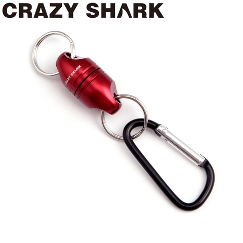 Crazy Shark magnétique coque en aluminium pour outils de pêche à la mouche, aimant support de pêche puissant max 7.7lb/3.5kg, accessoires ► Photo 1/6