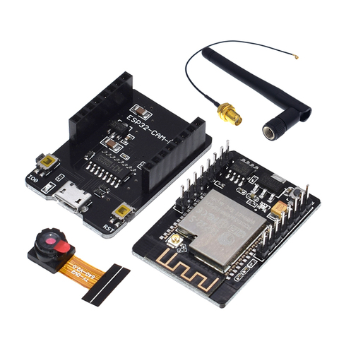 Module de caméra Micro USB CH340G ESP32-CAM-MB/ESP32-CAM OV2640 avec antenne, carte WIFI et Bluetooth pour IOT/système d'appareils pour maison intelligente ► Photo 1/6