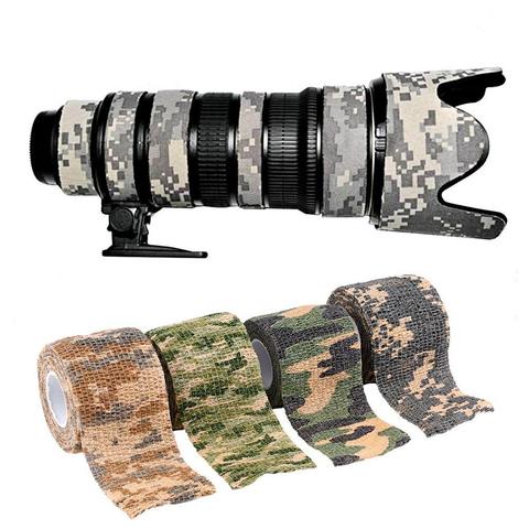 Élastique Camouflage enveloppement bande bande étanche chasse en plein air Camping furtif Camouflage militaire Airsoft Paintball Stretch pansement ► Photo 1/6