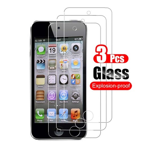 Film protecteur d'écran en verre trempé 9H pour IPod Touch 5, 6, 7, feuille vitrée protectrice pour Apple IPod Touch 5, 6, 7, 3 pièces ► Photo 1/6