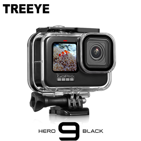 60M boîtier étanche pour GoPro Hero 9 noir protection plongée sous-marine boîtier coque pour Go Pro 9 accessoire appareil photo ► Photo 1/6