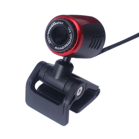 Webcam usb 2.0 HD avec Microphone, 30fps, Mini caméra pour ordinateur de bureau, en Stock ► Photo 1/6