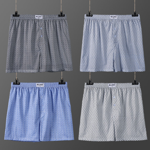 Caleçons hommes boxeurs pantalons respirants Cool boxeur ample hommes sous-vêtements homme confortable Boxershorts doux hommes sous-vêtements ► Photo 1/6