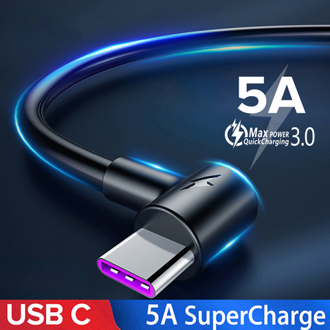 Câble USB type-c 5A pour recharge rapide et données (3m), cordon de chargeur pour téléphone Xiaomi Mi 8, 9, 9T, Redmi K20, Note 7, Samsung S20, Huawei P40 ► Photo 1/6