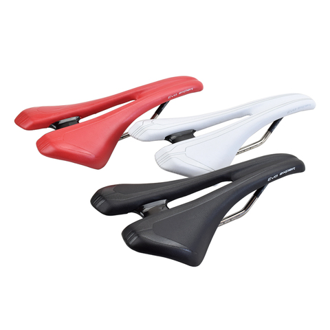 Selle de vélo pliante ultralégère en titane, Base en Ti EVO PU aérée, 270x140mm, pour route et vtt ► Photo 1/6