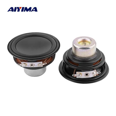 AIYIMA 2 pièces 2.5 pouces milieu de gamme basse haut-parleur pilote 6 ohms 20W Woofer son musique haut-parleur néodyme magnétique haut-parleur unité ► Photo 1/6