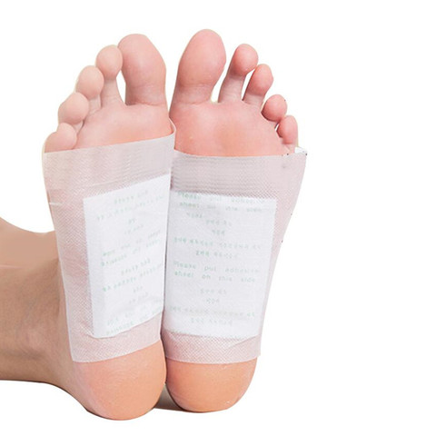 Kinoki-patchs pour les pieds de détox, 40 pièces = 20 pièces adhésives, tampons pour le corps, toxines du pied, amincissant, nettoyant, herbicide, smbb ► Photo 1/6