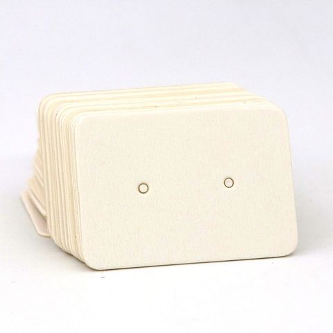 Porte-bijoux rectangulaire en papier Kraft, 100x2.5 cm, noir, blanc, blanc, pour boucles d'oreilles, cartes, étiquettes, accessoires de bricolage, vente en gros, 3.5 pièces ► Photo 1/5