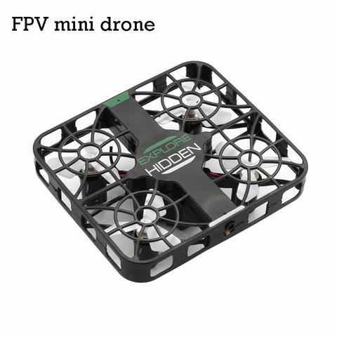Mini Drone quadricoptère RC 2.4Ghz UAV avec caméra FPV Wifi 0.3MP, Structure de maintien d'altitude, jouet à bascule 3D ► Photo 1/6