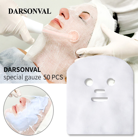 DARSONVAL – masque Facial à gaze, 50 pièces, amincissant, poche pour les yeux, soins de la peau, outils de beauté ► Photo 1/6