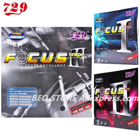 Amitié 729 Focus III 1/2/3 Snipe Ping-Pong caoutchouc Pips-In Original 729 FOCUS Ping-Pong éponge ► Photo 1/6