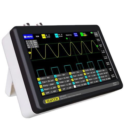 YEAPOOK – tablette numérique d'oscilloscope de stockage à 2 canaux, largeur de bande 100Mhz, taux d'échantillonnage 1GSa/s ► Photo 1/6