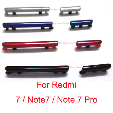 Ensemble de boutons de Volume pour Xiaomi, pour Redmi 7 Note 7 Pro, 7 Pro, bouton latéral de mise sous/hors tension, interrupteur latéral ► Photo 1/3