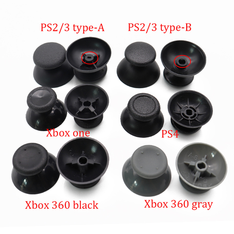 Manettes de Joystick analogique pour Sony PlayStation Dualshock 3/4, 2 pièces, capuchons de poignée pour PS3, PS4, Xbox 360/One ► Photo 1/5