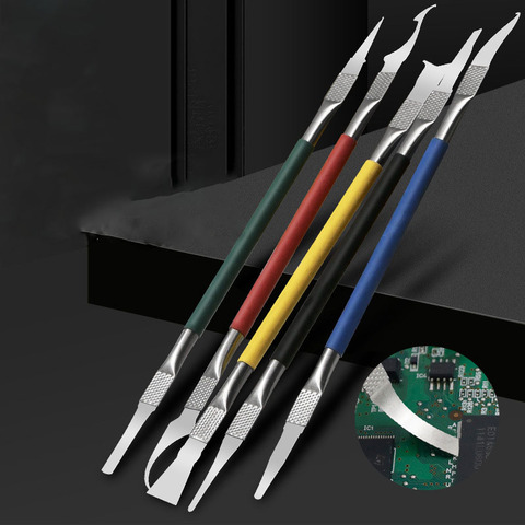 Réparation de puce IC 5 en 1 lame fine CPU NAND dissolvant BGA couteau d'entretien enlever la colle démonter téléphone PC outils de réparation de processeur ► Photo 1/5