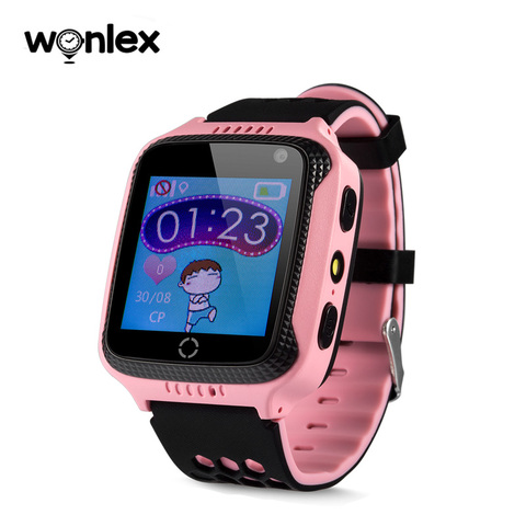 Wonlex GW500S montre intelligente avec GPS pour les enfants localisateur enfants Position suivi caméra montre enfant Anti-perte Position ► Photo 1/6