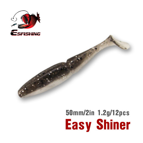 KESFISHING Leurre De Pêche Easy Shiner 50mm 12 pcs 1.2g Pesca Leurre Souple Carpe De Pêche Crankbait Feeder Peche ► Photo 1/6