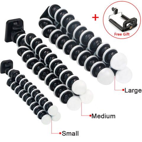 Pieuvre trépied support Flexible Gorillapod pour téléphone portable caméra Table bureau Mini trépied téléphone pour iphone huawei Samsung xiaomi ► Photo 1/6