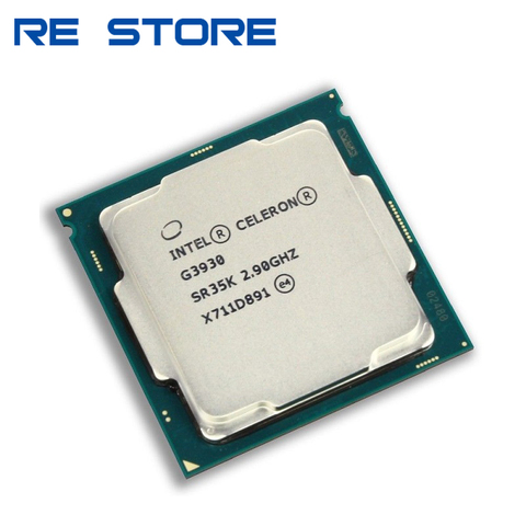 Utilisé Intel Celeron G3930 2.90GHz 2M Cache Dual-Core PROCESSEUR D'UNITÉ CENTRALE SR35K LGA 1151 plateau ► Photo 1/1