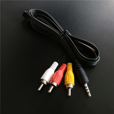 Adaptateur Jack mâle vers RCA mâle 1.5 à RCA mâle, câble Audio et vidéo AV de 3.5M 3.5mm de haute qualité ► Photo 1/6