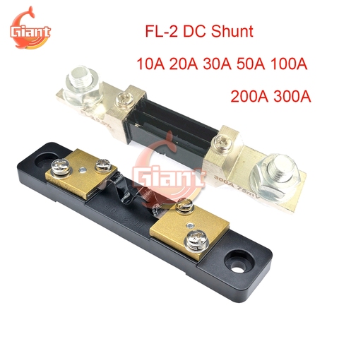 Résistance de Shunt de compteur de courant de Shunt de 10A/20A/30A/50A/100A/200A/300A 75mV pour le testeur de détecteur d'énergie de courant de tension cc ► Photo 1/6