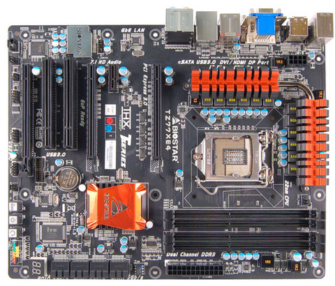 Biostar – carte mère TZ77XE4 LGA 1155, composant pour ordinateur de bureau, mémoire DDR3 32 go, socket LGA Z77P-D3, HDMI, usb 1155 ► Photo 1/3