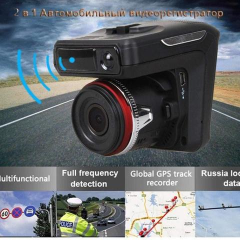 Détecteur Radar 2 en 1 | Universel global, enregistreur de vitesse Mobile Anti-Radar 3 Mode ville 1 Mode autoroute, Laser voiture DVR détecteur de Radar ► Photo 1/6