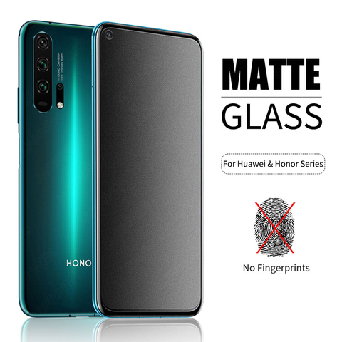 Verre trempé mat pour Huawei Nova 5T P30 P20 P40 Lite P Smart 2022 protecteur d'écran pour Huawei Honor 8A 20 Pro 8X 9X verre ► Photo 1/6