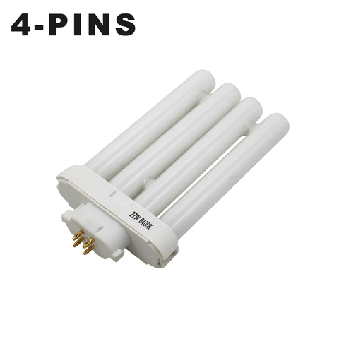 Tube lumineux Fluorescent G10q à quatre broches, 15W 27W, aiguilles carrées pour la Protection des yeux, lampe à économie d'énergie AC220V-240V K, 6500 ► Photo 1/4