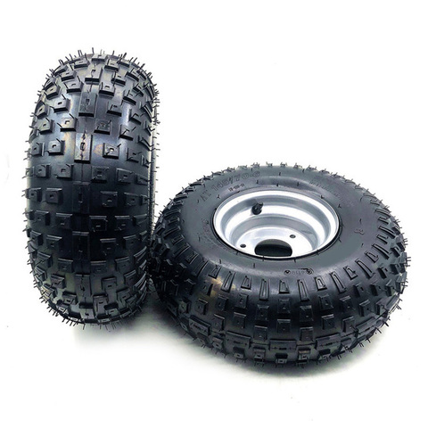 6 pouces ATV roue 145/70-6 tout Terrain véhicule pneu adapté pour 50cc 70cc 110cc petit ATV Quad avant ou roues arrière ► Photo 1/6