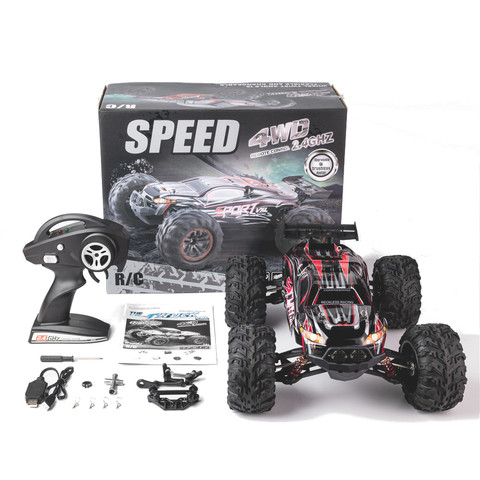 XLF X03 1:10 2.4G 4WD 60 km/h télécommande sans balais modèle de voiture RC modèle de véhicules tout-terrain électriques RTR ► Photo 1/6