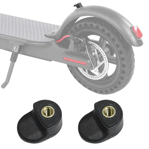 Garde-boue arrière pour Scooter électrique Xiaomi Mijia M365, 2 pièces, corps pliant, crochet de Force, accessoires pour Scooter électrique, Skateboard noir ► Photo 1/6