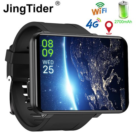 DM100 4G montre intelligente 2.86 grand écran Android 7.1 Smartwatch 2700mAh batterie MTK6739 Quad Core 3GB/32GB 5.0MP caméra Wifi GPS ► Photo 1/6