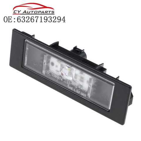 Nouvelle haute qualité éclairage de plaque d'immatriculation LED pour BMW Z4 E85 E86 E89 E81 E87 F20 F21 63267193294 ► Photo 1/6