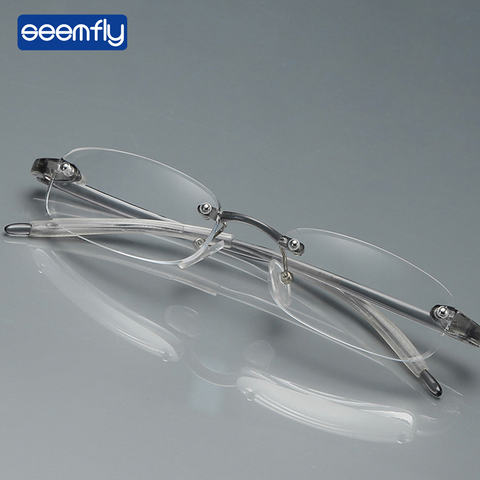 Seemfly-lunettes TR90 pour myopie et Ultra légères, sans cadre, lunettes pour myopie, 1.0 -1.50 -2.0 -2.5 -3.0 -3.50 ► Photo 1/6