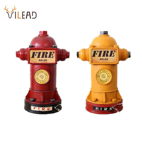 VILEAD – borne à feu en résine 24cm, figurine de tirelire, ornement pour maison, décoration douce Vintage pour anniversaire d'enfant ► Photo 1/6