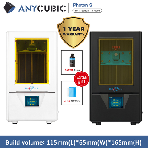 Kit d'imprimante 3D photon-s ANYCUBIC avec résine SLA 2 K Kit d'imprimante 3D de bureau lumière UV impression 3d ► Photo 1/6