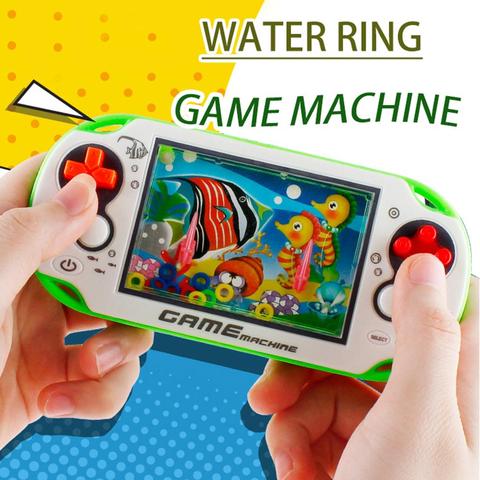 Cultiver la capacité de réflexion des enfants, jouet rétro interactif Parent-enfant, anneau d'eau, lancer, Machine de jeu portable ► Photo 1/6